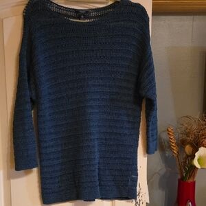 Chaps Women's Navy Crew Neck Sweater